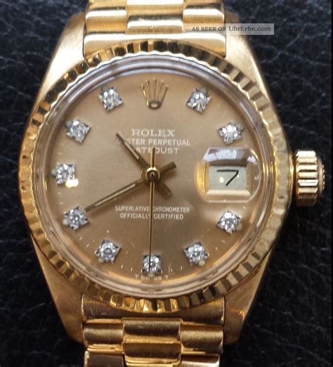 goldene rolex mit brillanten|rolex gelbgold uhren.